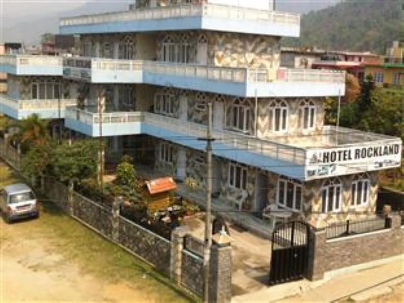 Hotel Rockland Pokhara Esterno foto